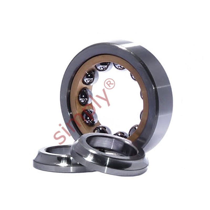 SKF QJ311N2MAC2L Four Point Contact Ball Bearing with Locating Slots and Brass Cage 55x120x29mm