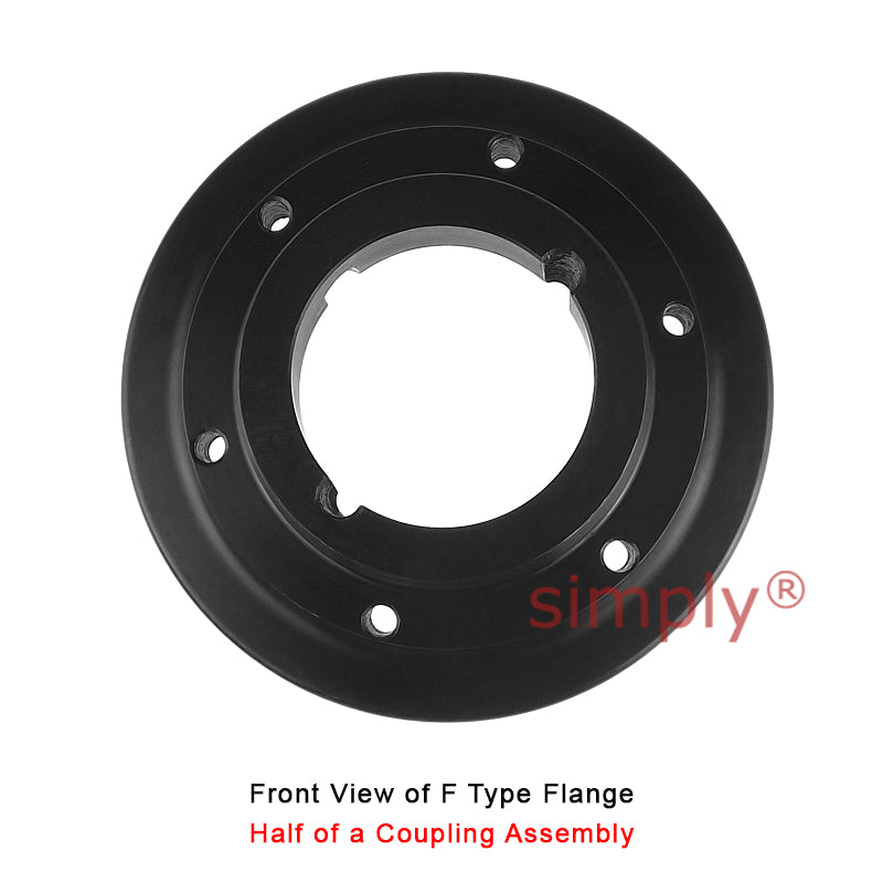 Major Branded F90F-MB Drive Coupling Inner Tapered Locking Bush Type Max Bush Bore 60mm / 2-1/2 inch