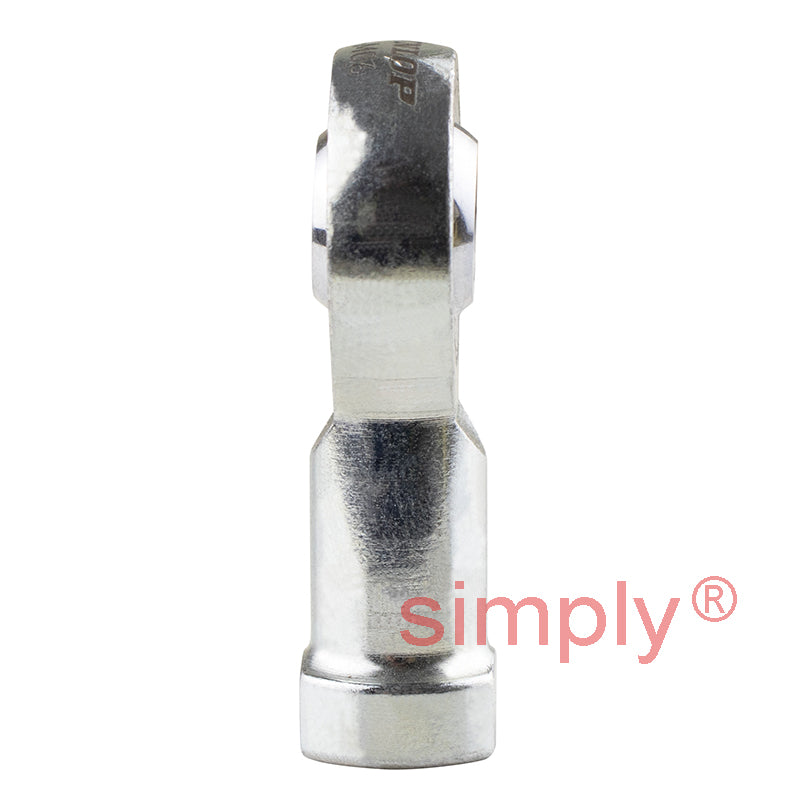 Dunlop FS-M06 Right Hand Metric Steel / PTFE Lined Maintenance Free Plain Female Rod End M6x1 Thread
