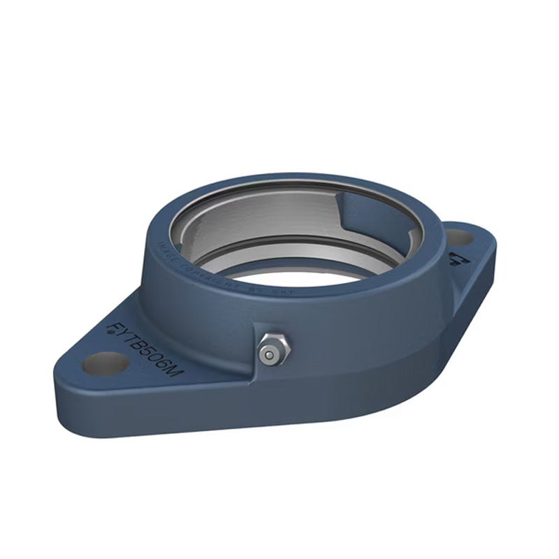SKF FYT1-3/8RM Oval Cast Housing with Grub Screws 1-3/8 inch Insert 
