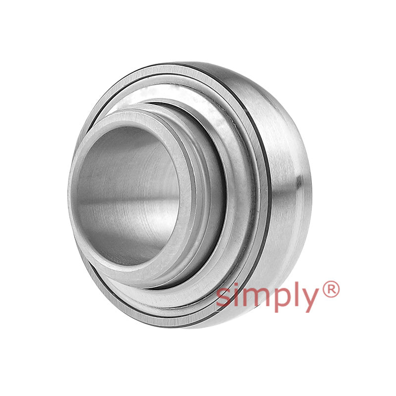 INA GE17XLKRRB Metric Spherical Outer Bearing Insert with R Seals and Eccentric Collar 17x40x37.4mm