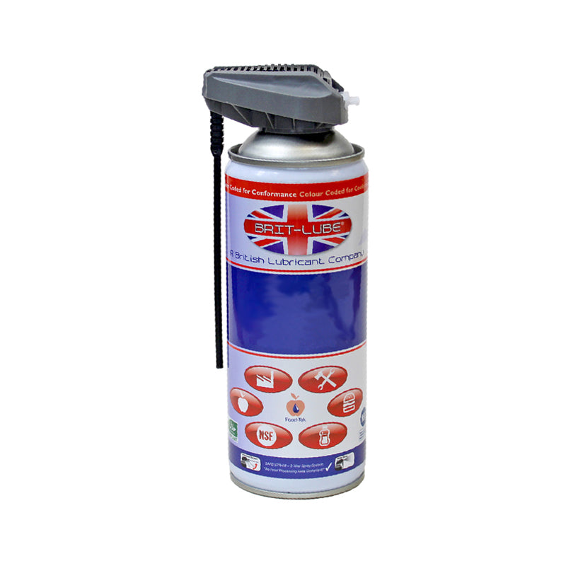 Brit-Lube Food-Tek 3H Grease Spray 400ml - Allow 2-3 Days
