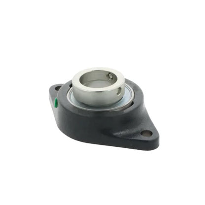 INA GLCTE25XL Two Bolt Cast Iron Oval Housing with Eccentric Collar Insert 25mm Bore
