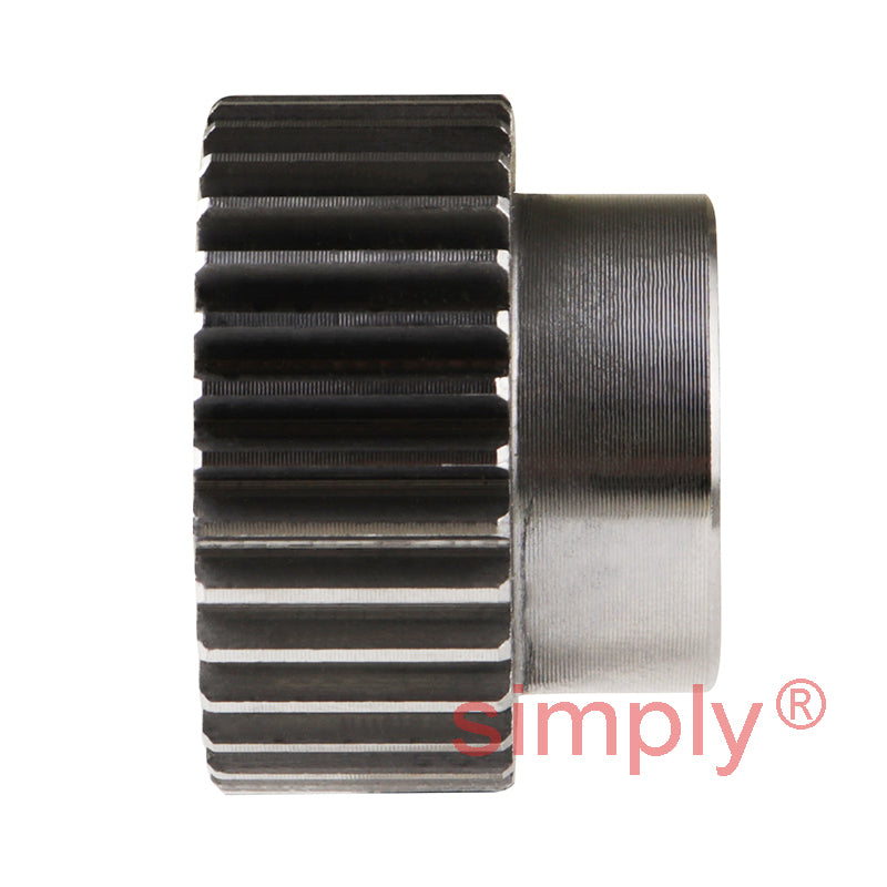 SS10/33B-10 Metric EN8 Spur Gear 33 Tooth 1 Mod Pilot Bored 12mm Or Smaller (H8)