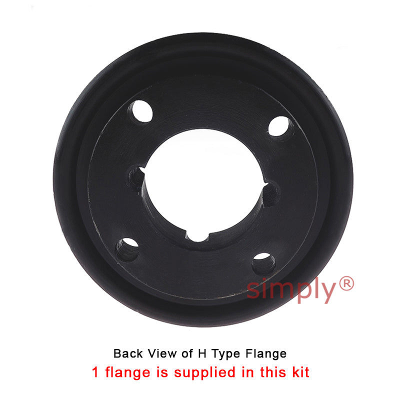 Major Brand F40H/F40F Inner/Outer Facing Taper Bores Type Tyre Drive Coupling Assembly with Fire Resistant Antistatic (F.R.A.S) Tyre