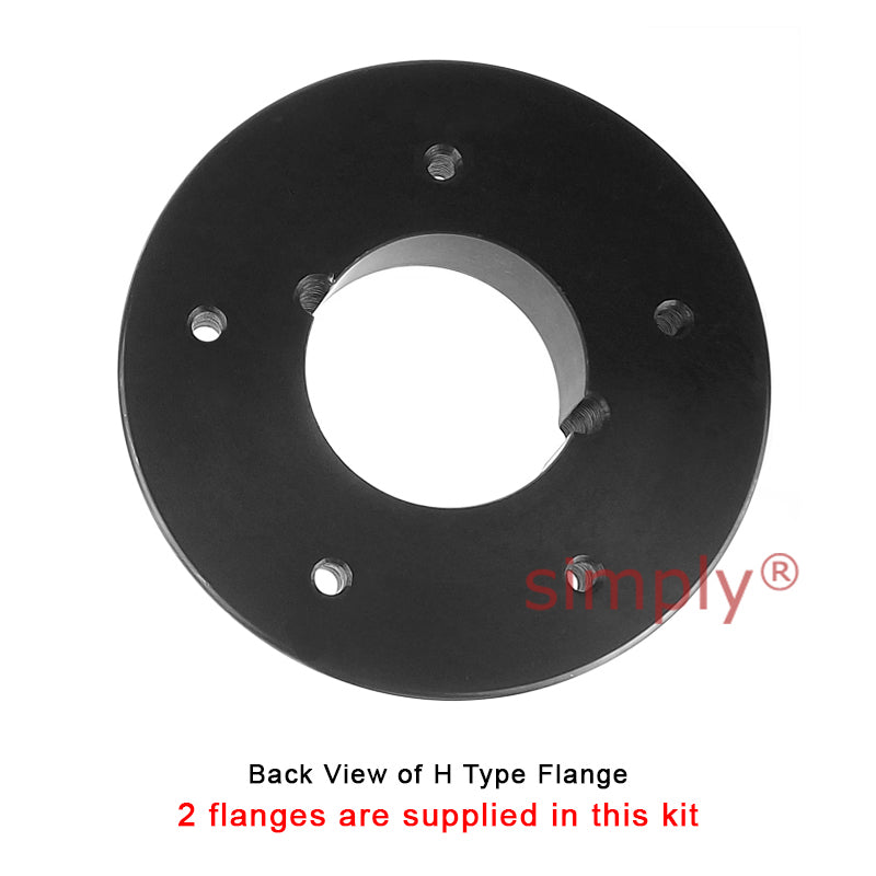 Major Branded F60H/F60H Outer Facing Taper Bores Type Tyre Drive Coupling Assembly with Natural Rubber Tyre