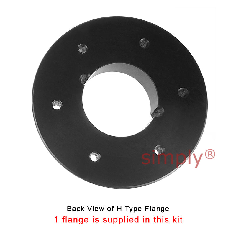 Major Brand F100H/F100F Inner/Outer Facing Taper Bores Type Tyre Drive Coupling Assembly with Fire Resistant Antistatic (F.R.A.S) Tyre