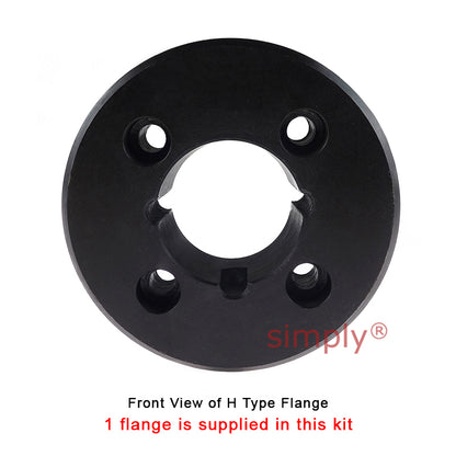 Major Brand F40H/F40F Inner/Outer Facing Taper Bores Type Tyre Drive Coupling Assembly with Fire Resistant Antistatic (F.R.A.S) Tyre