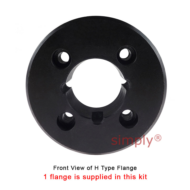 Major Branded F40H/F40B Outer Facing Taper Bore/Pilot Bored Tyre Drive Coupling Assembly with Fire Resistant Antistatic (F.R.A.S) Tyre