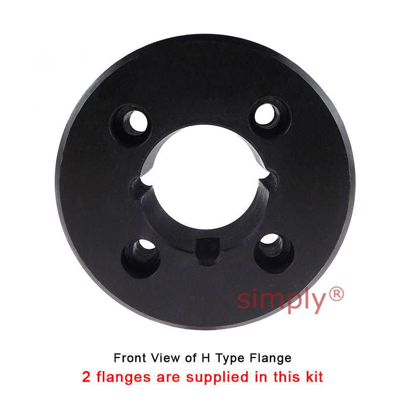 Major Branded F40H/F40H Outer Facing Taper Bores Type Tyre Drive Coupling Assembly with Natural Rubber Tyre