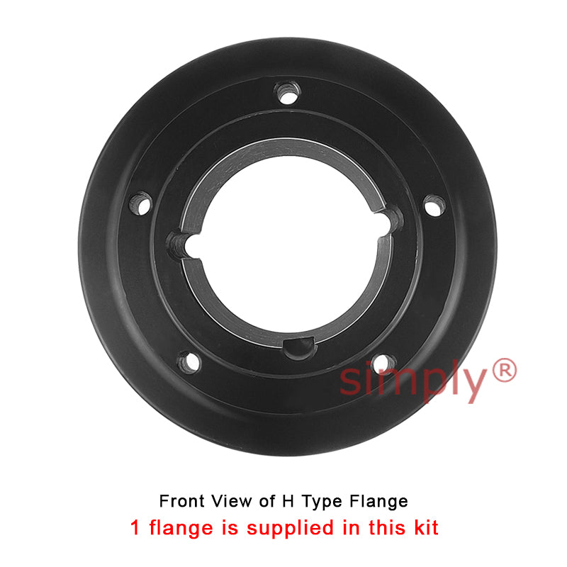 Major Brand F70H/F70F Inner/Outer Facing Taper Bores Type Tyre Drive Coupling Assembly with Fire Resistant Antistatic (F.R.A.S) Tyre