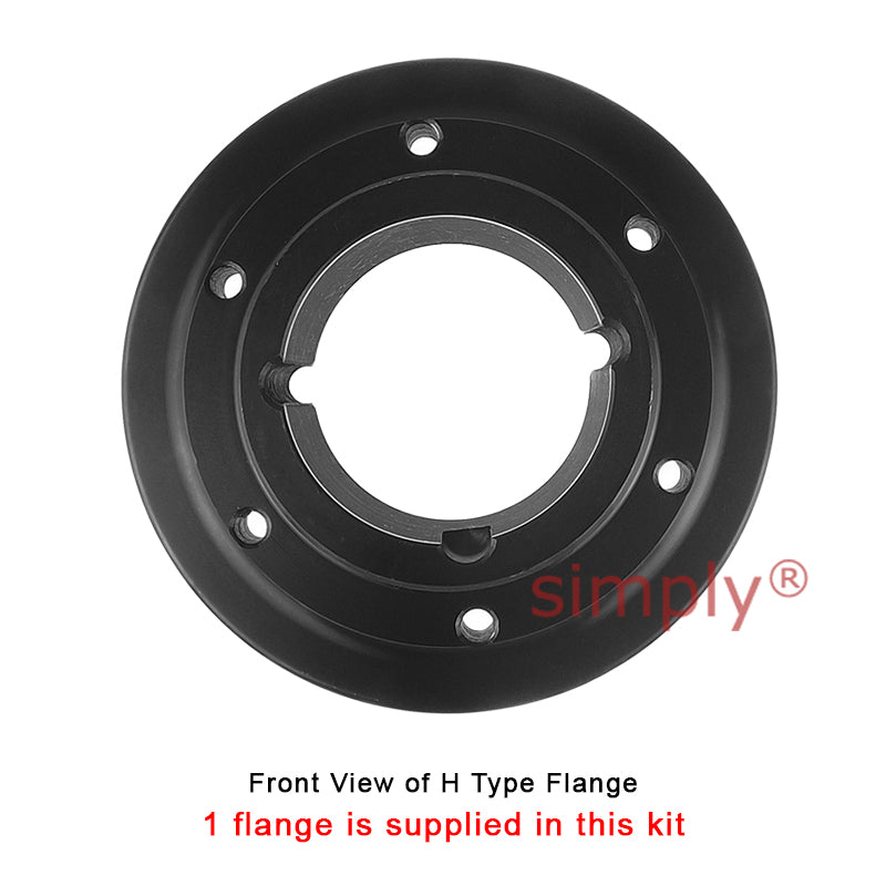 Major Brand F100H/F100F Inner/Outer Facing Taper Bores Type Tyre Drive Coupling Assembly with Fire Resistant Antistatic (F.R.A.S) Tyre