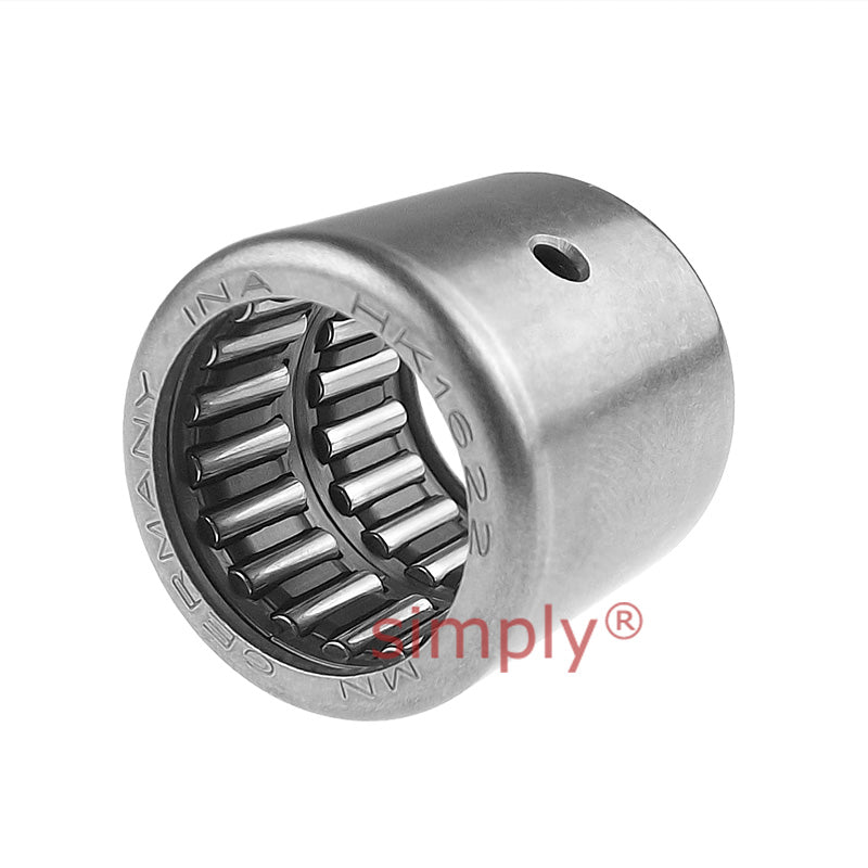 INA HK1622-ZW Drawn Cup Open End Needle Roller Bearing 16x22x22mm