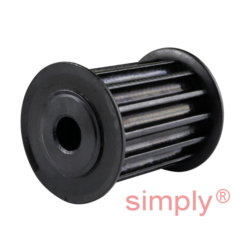 P14-5M-25F - 5mm Pitch 14 Tooth Flanged HTD Type Steel Pilot Bore Timing Pulley for 25mm Wide Belts
