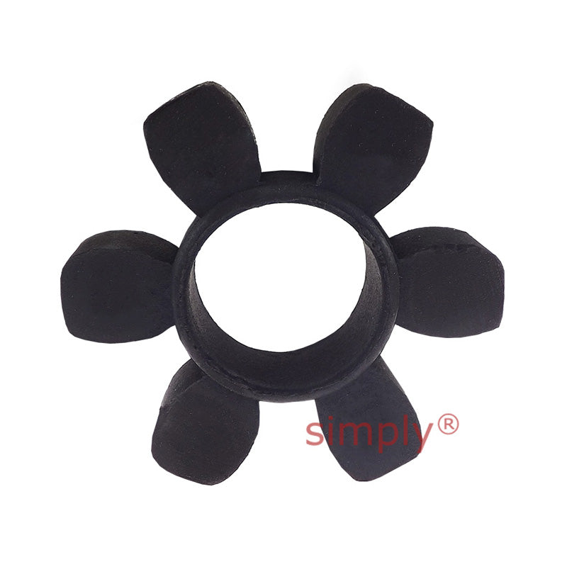 Major Branded HRC70F/HRC70B Coupling Assembly Inner Facing Taper Bore/Pilot Bored Max Bush Bore 25mm / 1 inch with Natural Rubber Insert
