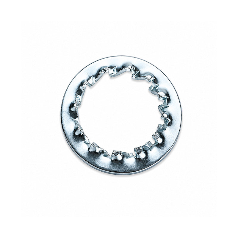 Unifix M20x33x1.4mm Internal Serrated Washer DIN 6798J with Bright Zinc Plated Finish
