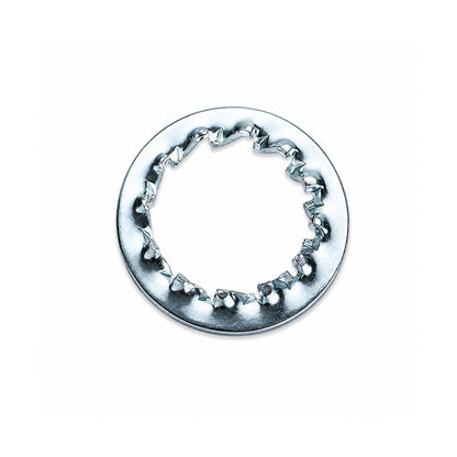 Unifix M20x33x1.4mm Internal Serrated Washer DIN 6798J with Bright Zinc Plated Finish