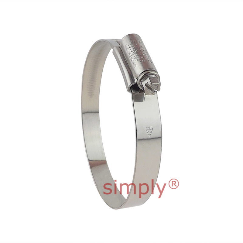 JCS HGJ30 316 Stainless Steel Hi-Grip Hose Clip Adjustment Range 22-30mm Band Width 13mm