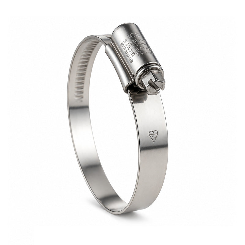 JCS HGS70 304 Stainless Steel Hi-Grip Hose Clip Adjustment Range 50-70mm Band Width 13mm