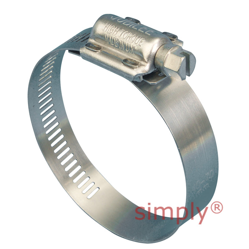 HT480 304 Stainless Steel High Torque Jubilee Clip Adjustment Range 450mm-480mm Band Width 16mm