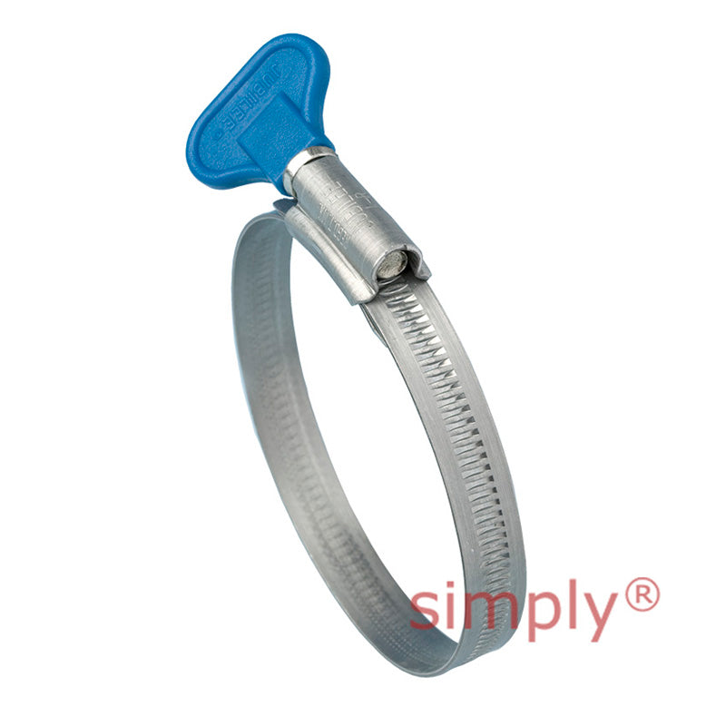 WS040 Zinc Plated Steel Jubilee Wingspade Clip Adjustment Range 25mm-40mm Band Width 9.9mm