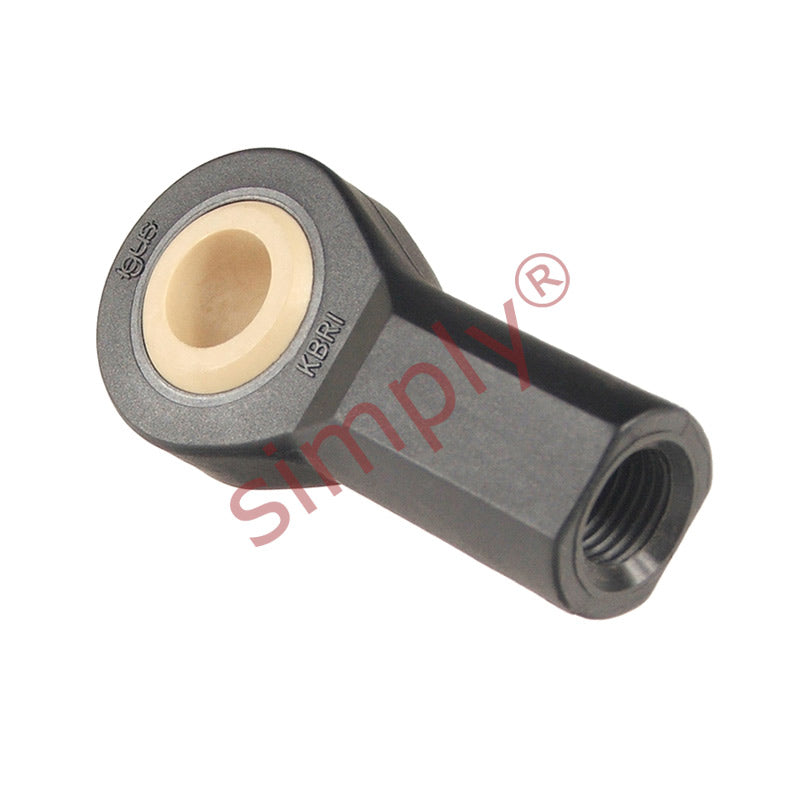 igubal KBLI05 Left Hand Female Plastic Rod End 0.312 inch Bore 5/16-24 Thread