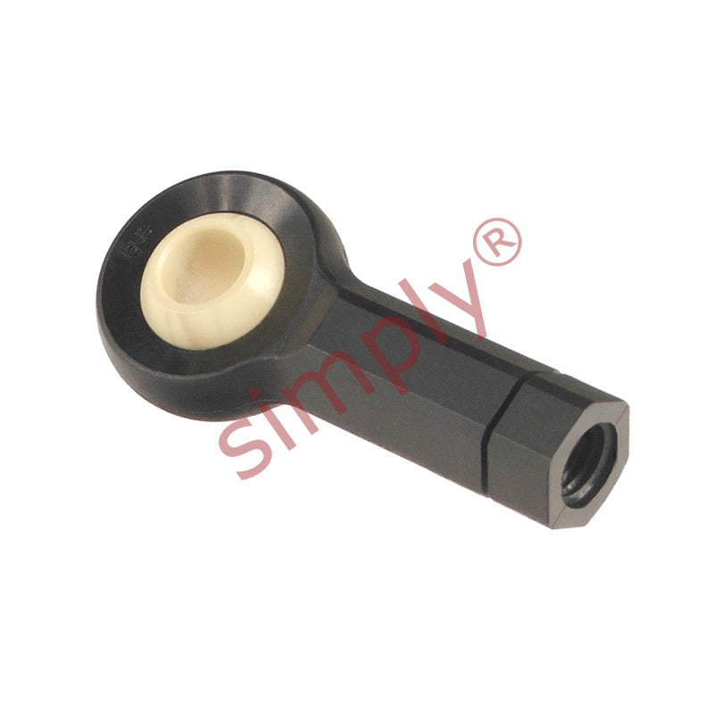 igubal KBRM08CLJ Right Hand Female Plastic Rod End with Hexagon Body 8mm Bore M8 Thread 