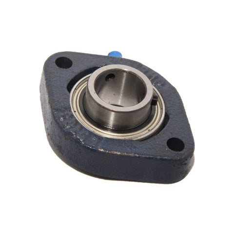 RHP LFTC1-1/4L Two Bolt Oval Cast Iron Flange Housing Bearing 1-1/4 inch Bore