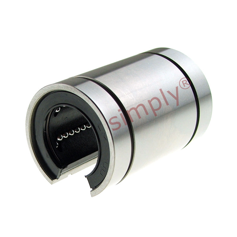 LM40UUOP Open Linear Ball Bushing with Rubber Seals 40x60x80mm