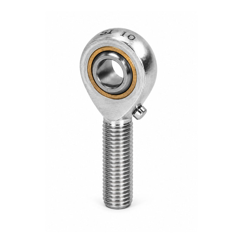 Fluro GAOW05 Right Hand Zinc Plated Steel / PTFE Lined Maintenance Free Male Plain Rod End M5 Thread