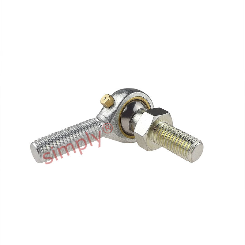 Dunlop MBL-05S Left Hand Imperial Steel / Bronze Lined Maintenance Required Studded Male Rod End 5/16 UNF Thread - Allow 7-10 Days