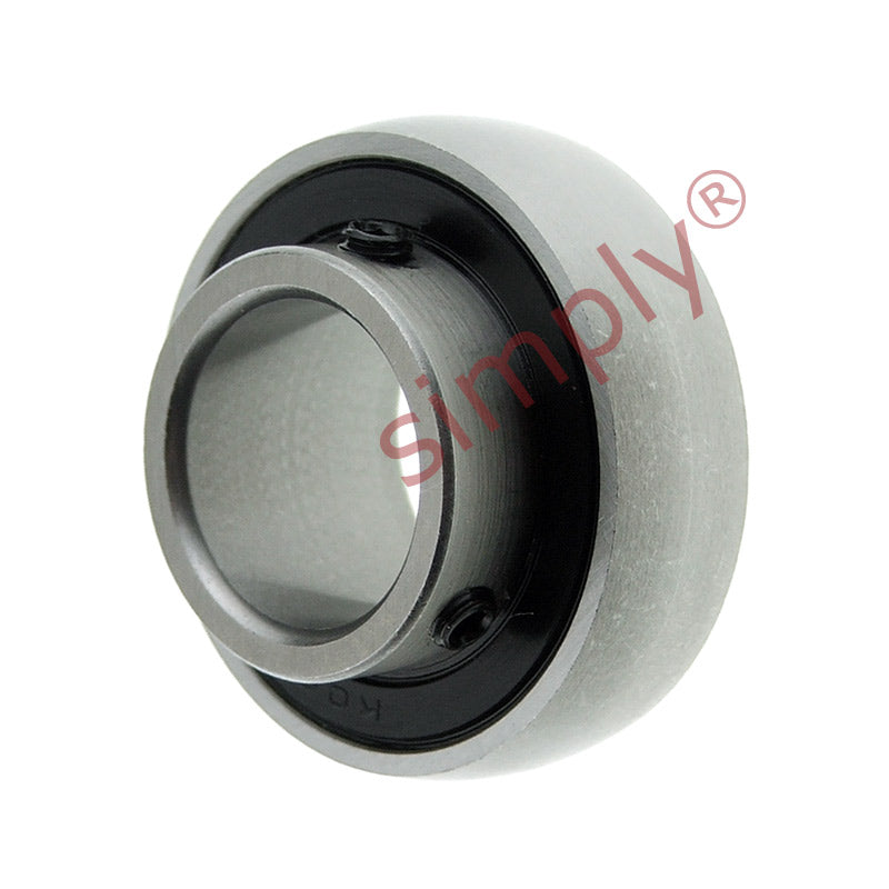 K005 Metric Grub Screw Type Bearing Insert with 25mm Bore 47mm Outside Dia