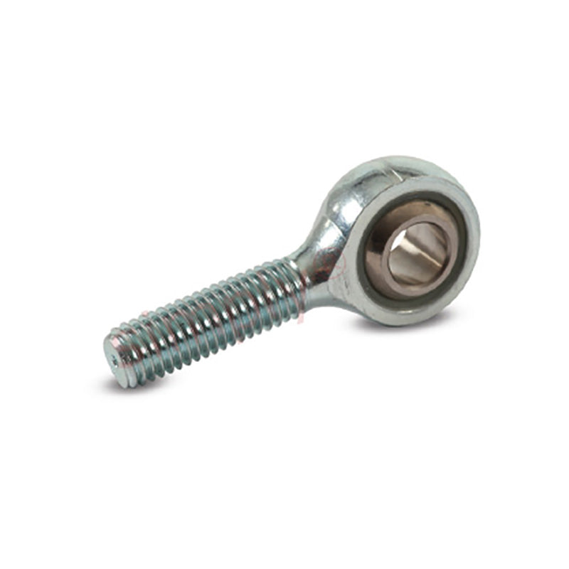 Dunlop MPL-M05 Left Hand Metric Stainless Steel / Nylon Lined Maintenance Free Plain Male Rod End M5x0.8 Thread