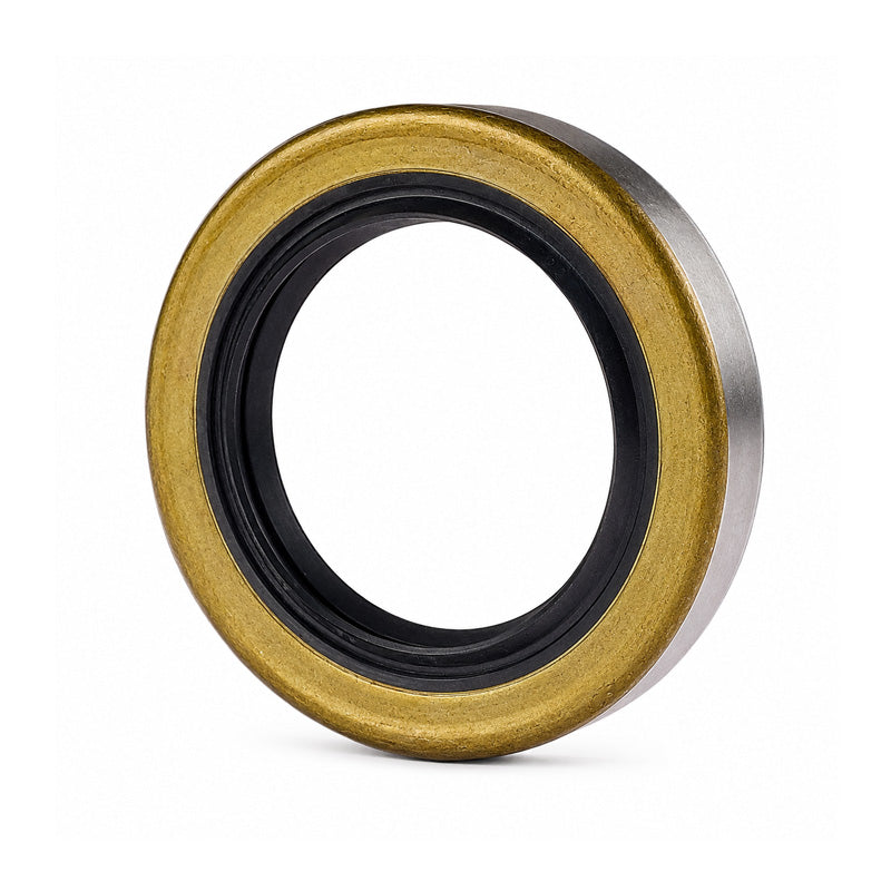 1.62x1.75x0.12 inch Metal Cased Nitrile Rubber Rotary Shaft Oil Seal Springless Design VB Style