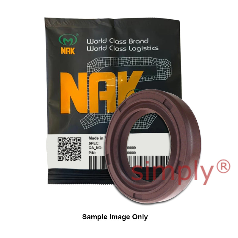 NAK 95x130x12mm FKM Rubber Double Lip Rotary Shaft Oil Seal with Stainless Spring TC