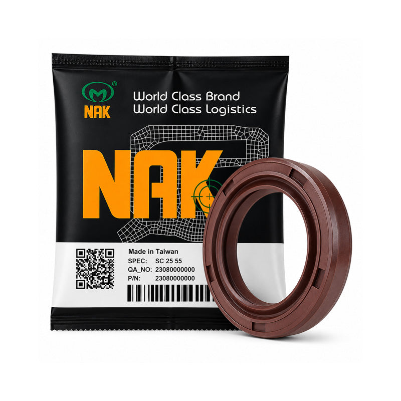 NAK 35x52x6/6.5mm HIGH PRESSURE FKM Rubber Double Lip Rotary Shaft Oil Seal with Extra Internal Sealing Profile with Garter Spring TCN11 - Allow 7-10 Days