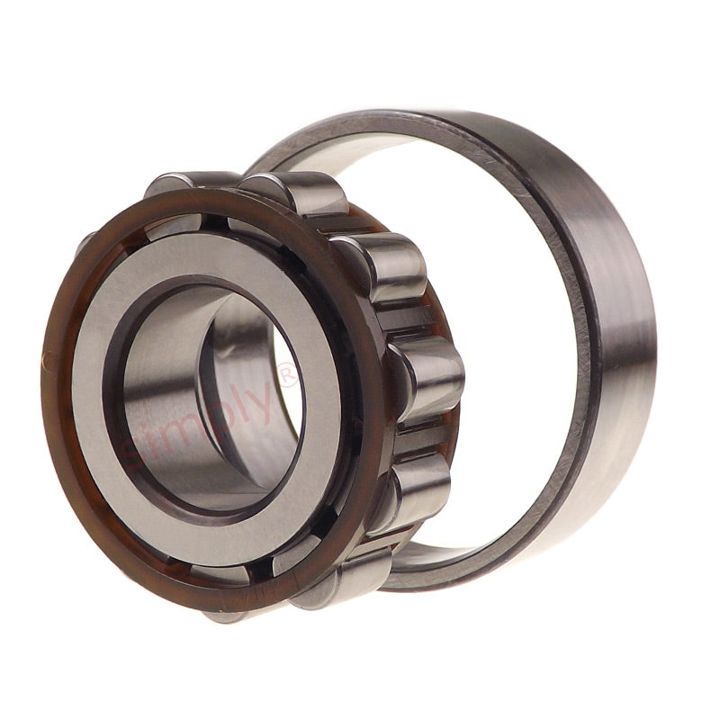 SKF N203ECP Single Row Cylindrical Roller Bearing with Polyamide Cage 17x40x12mm
