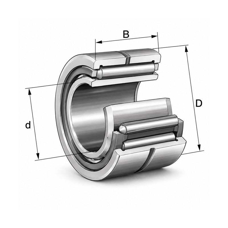 INA NKI17/20 Machined Needle Roller Bearing 17x29x20mm - Allow 1-2 Days - Contact Us For Faster Delivery