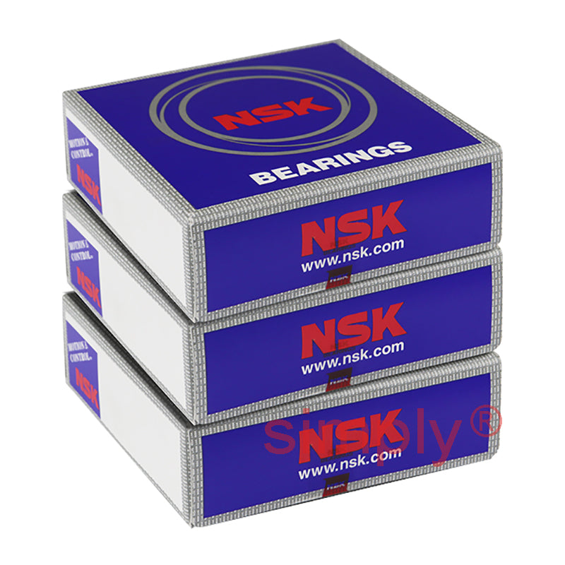NSK 7911CTRDUDMP3 Super Precision Angular Contact Spindle Bearing 55x80x13mm (Set of 3)