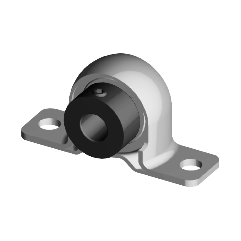 NTN AELPP205-014W3 Imperial Pressed Steel Two Bolt Plummer Block Housing with 7/8 inch Eccentric Collar Insert - Allow 2-3 Days