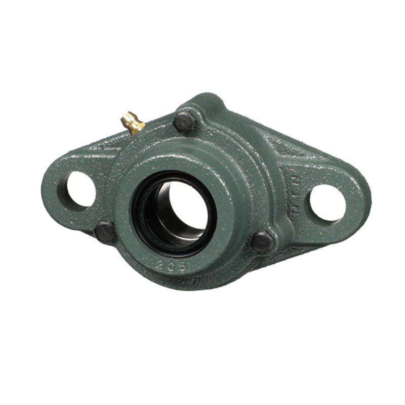 NTN C-UKFL319D1/H2319X Metric Two Bolt Cast Iron Oval Housing with Cast Iron Cover - Open Version - Insert and Adaptor Sleeve Fits 85mm Shaft - Allow 2-3 Days