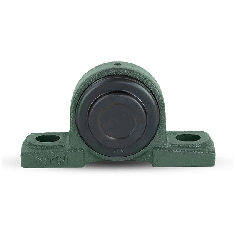 NTN M-SM-UCP205-013D1 Imperial Cast Iron Two Bolt Pillow / Plummer Block Housing with 13/16 inch Bore Insert with Steel Plate Cover - Closed Version - Allow 2-3 Days
