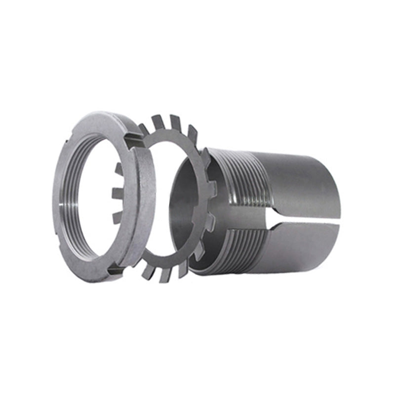 NTN SM-UKFC208SD1/HS2308X Imperial Four Bolt Cast Iron Round Flanged Housing with Steel Plate Cover - Closed Version - Insert and Adaptor Sleeve Fits 1-3/8 inch Shaft - Allow 2-3 Days