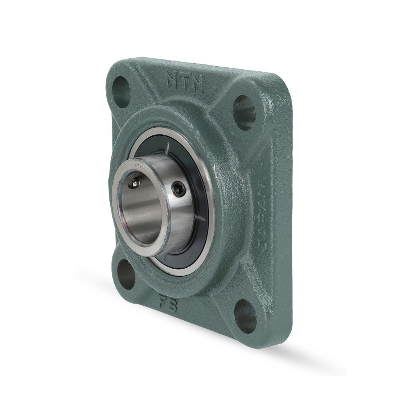 NTN UCFS315-215D1 Imperial Four Bolt Square Cast Iron Flange Housing with 2-15/16 inch Bore Insert - Allow 2-3 Days