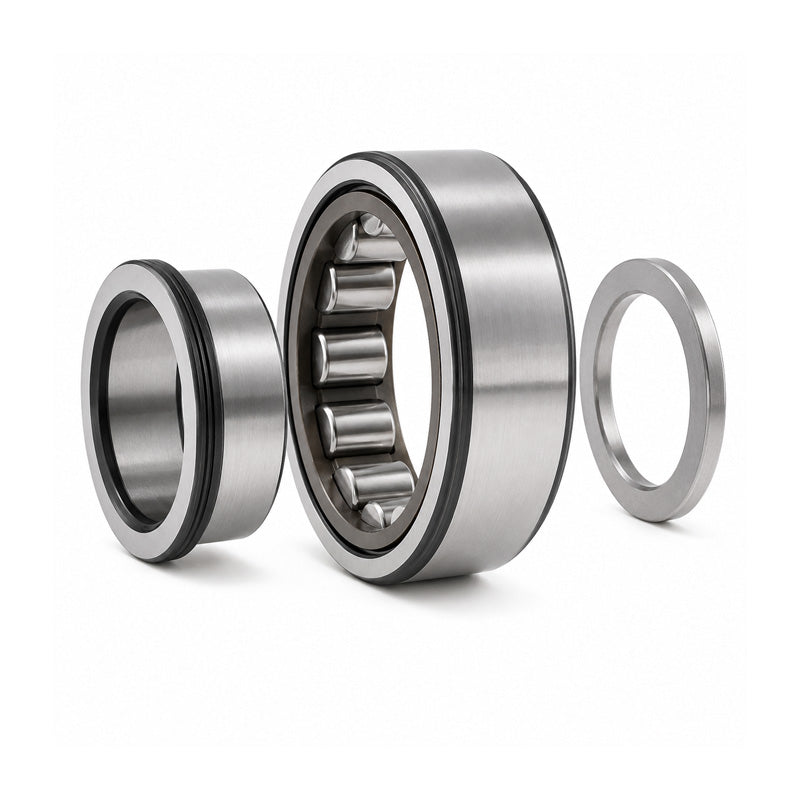 NUP244-E-M1-C3 Cylindrical Roller Bearing with Cage 220x400x65mm