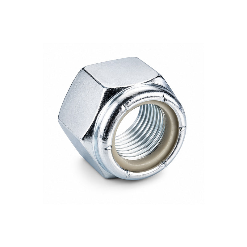 7/16 UNF Bright Zinc Plated High Tensile Steel Nyloc Locking Nut