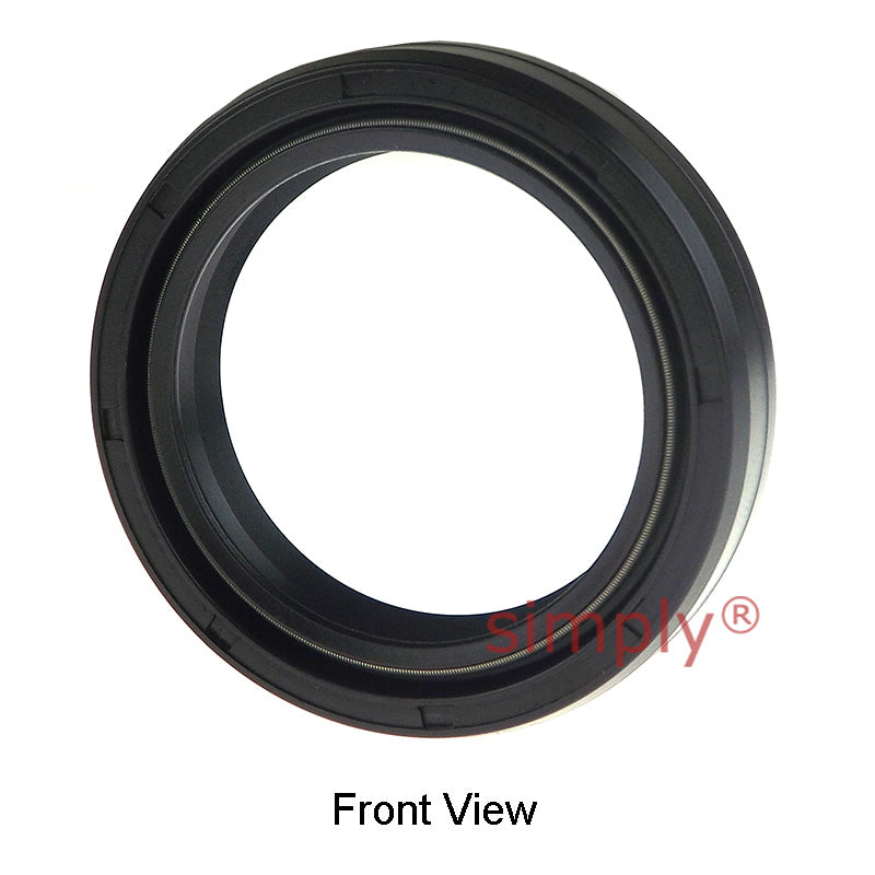 50x60x7/10.5DC4SS Metric Fork and Damper Nitrile Rubber Oil Seal with 2 Opposite Facing Individually Sprung Sealing Lips and Raised Outer Sealing Band on Outside Diameter