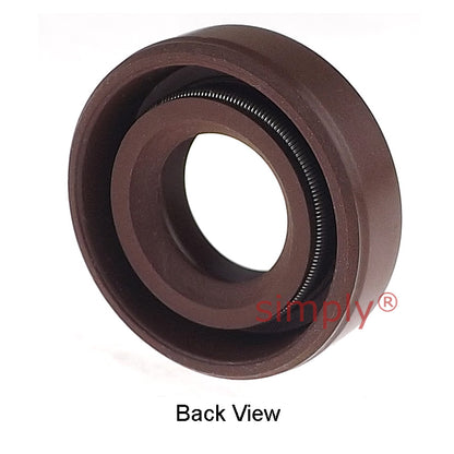 35x59x12mm TC / R23 Double Lip FKM Rubber Metric Rotary Shaft Oil Seal with Garter Spring