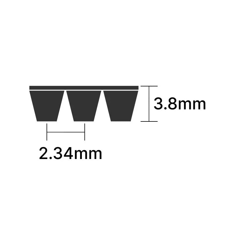 944PJ/372J Pix Poly V Multiple Ribbed Belt 944mm/37.2 inch Length with 25 Ribs Allow 2-3 Days