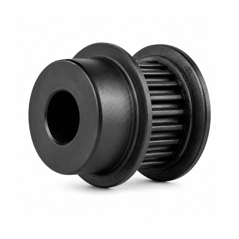 PP24-MXL-025M - 0.08 inch Pitch 24 Tooth Pilot Bore Polycarbonate (Glass Filled) Timing Pulley for 1/4 inch Wide Belt